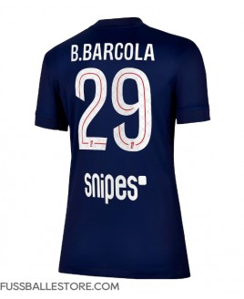 Günstige Paris Saint-Germain Bradley Barcola #29 Heimtrikot Damen 2025-26 Kurzarm